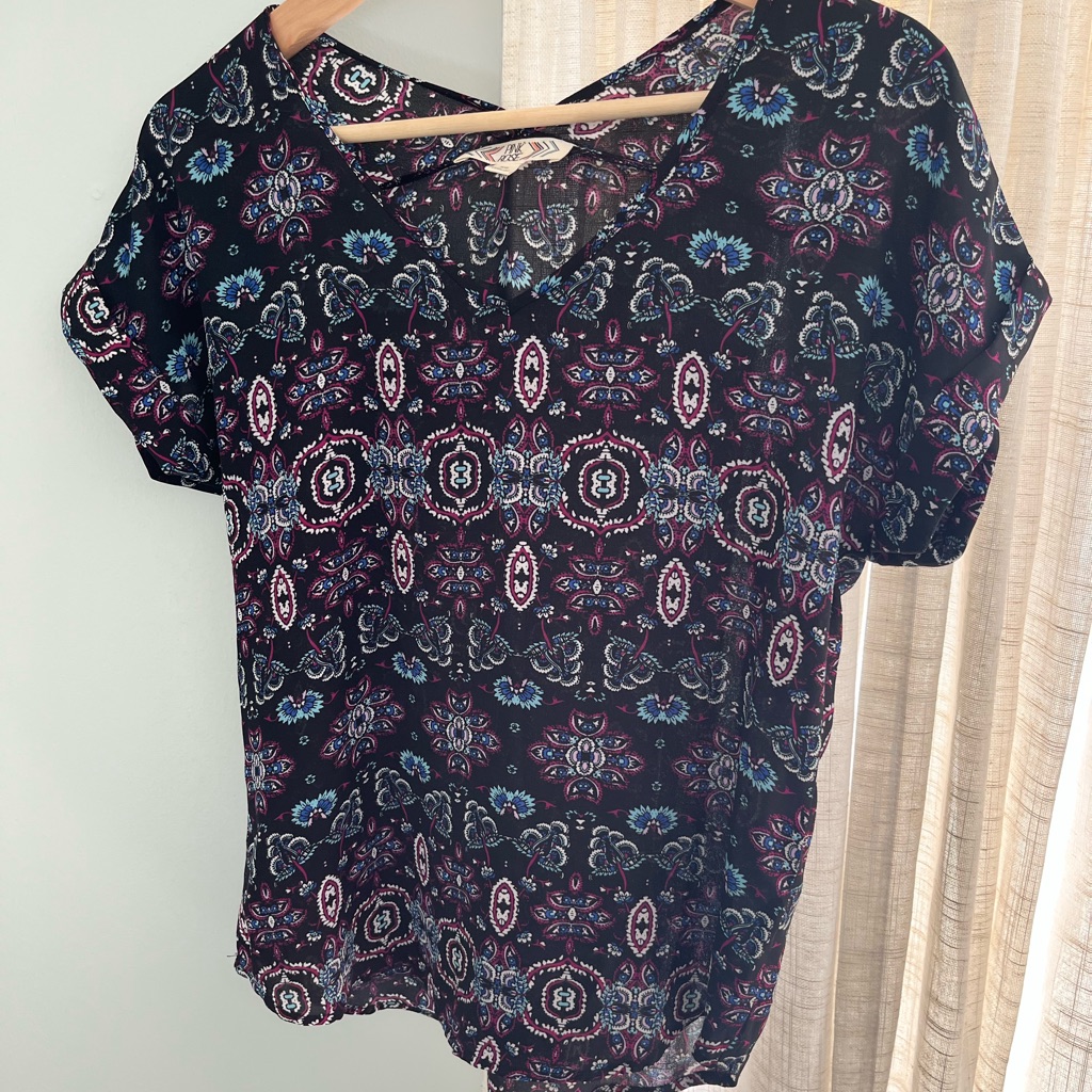 4/$30 Patterned Blouse